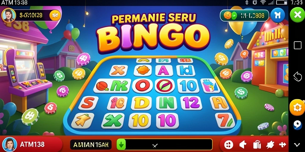 Screenshot gameplay seru dari aplikasi Bingo ATM138.