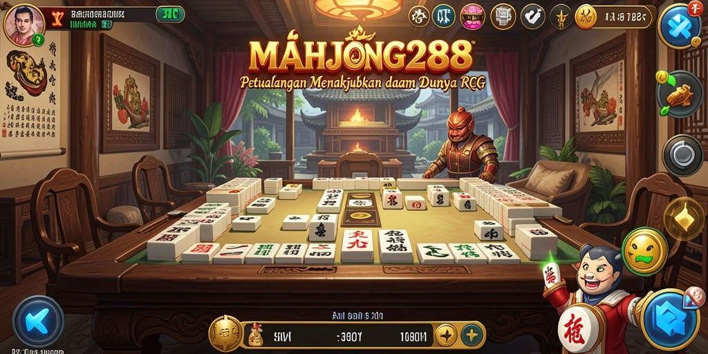 Tampilan gameplay seru dalam dunia RPG <strong>MAHJONG288</strong> yang penuh tantangan.