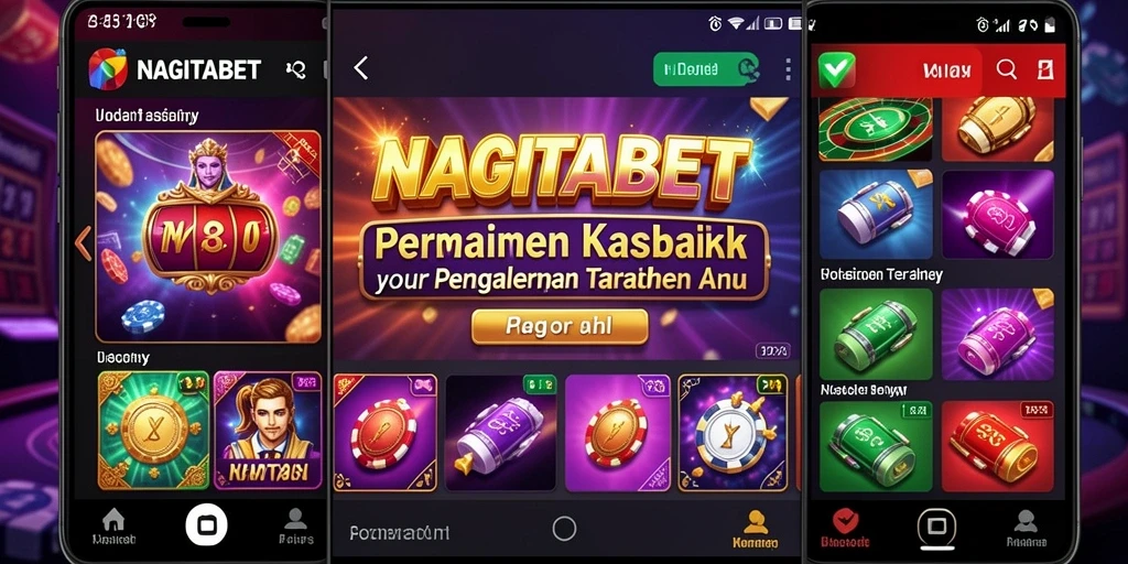 Tampilan gameplay menarik dari NAGITABET dengan berbagai pilihan permainan Kasino.