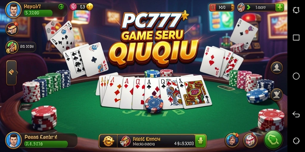 Screenshot menampilkan gameplay seru QiuQiu di PC777.