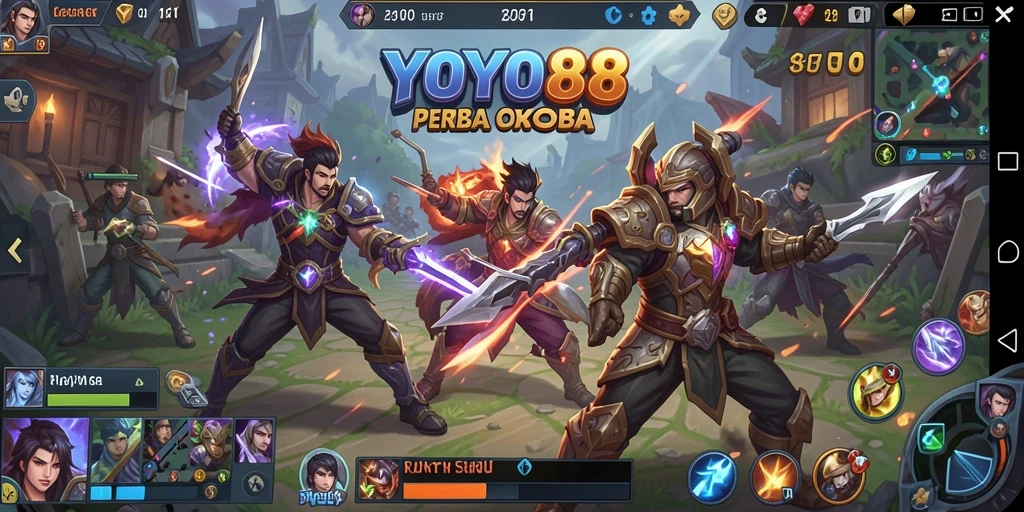 Tampilan seru dalam pertempuran di game MOBA
