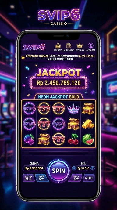 Tampilan aplikasi svip6 yang ramah pengguna.